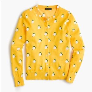 J. Crew Lemon Cardigan